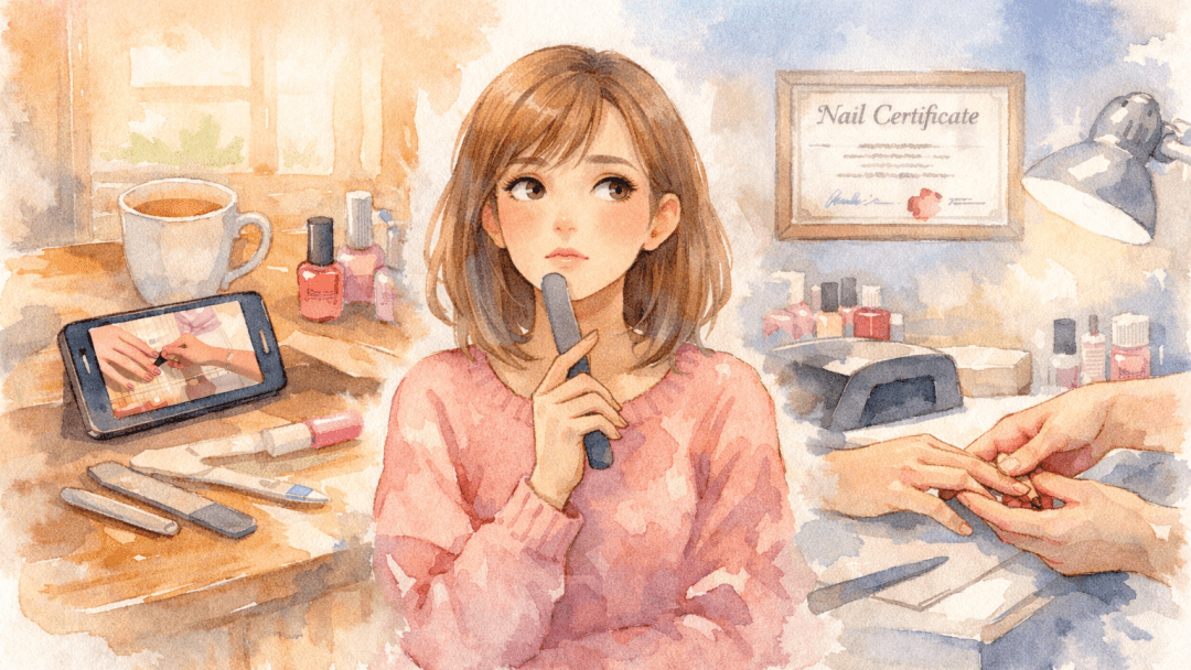 ネイリストは独学とスクールどっち？学び方の違いと失敗しない選び方